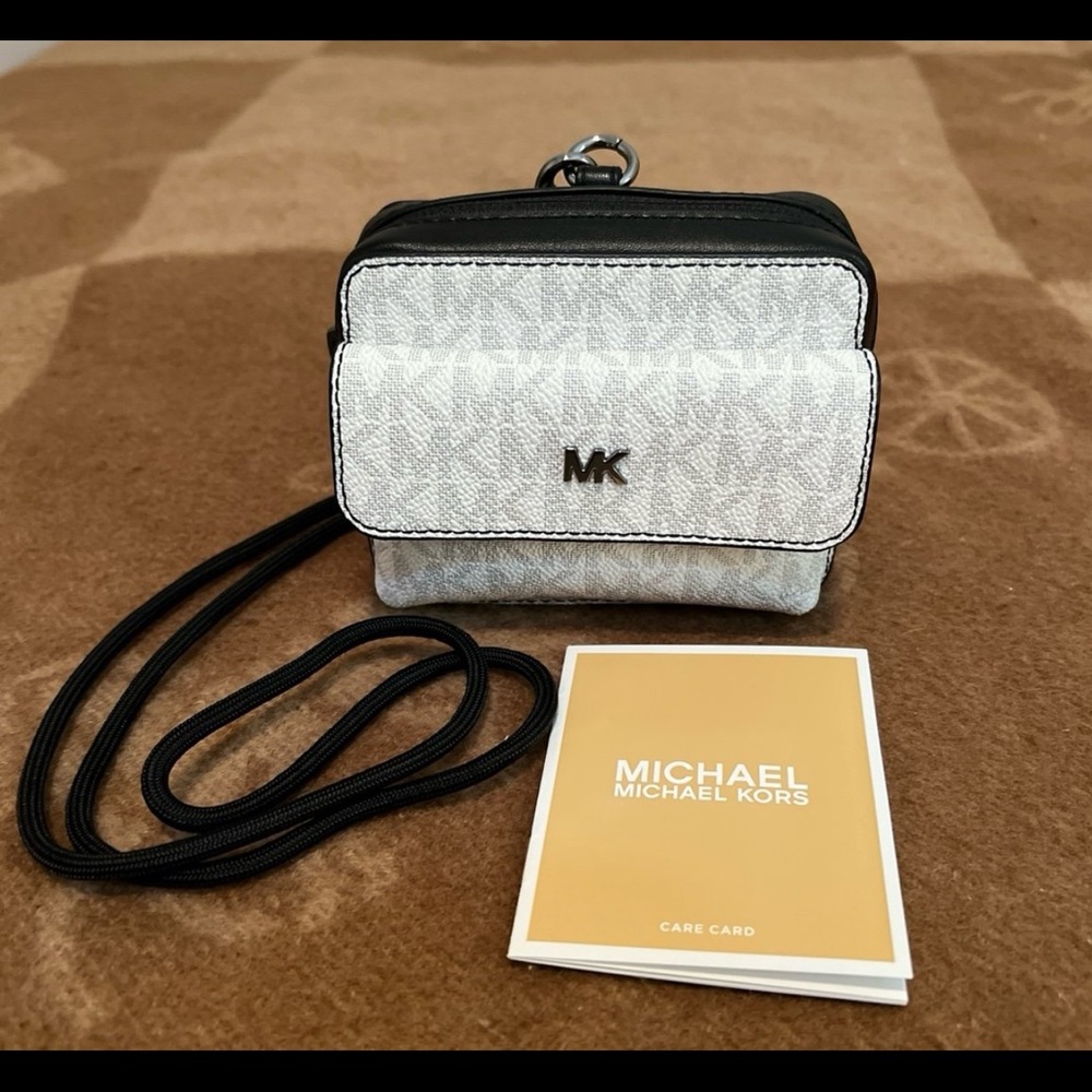 Michael Kors Micro Camera Bag With Lanyard